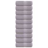 vidaXL Ručnici za pranje FROGN 10 kom sivi 30x30 cm 360 g/m&sup2;