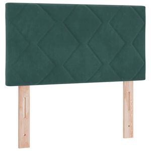 vidaXL Uzglavlje Tamnozelena 80 cm Bar&scaron;un