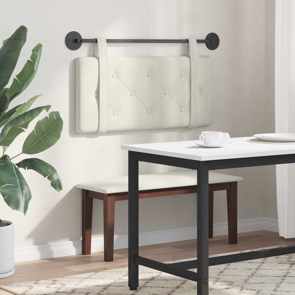 vidaXL Držeće uzglavlje Zidne Krema 100 x 55 x 5 cm Bar&scaron;un