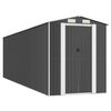 vidaXL Vrtno spremi&scaron;te antracit 192x689x223 cm pocinčani čelik