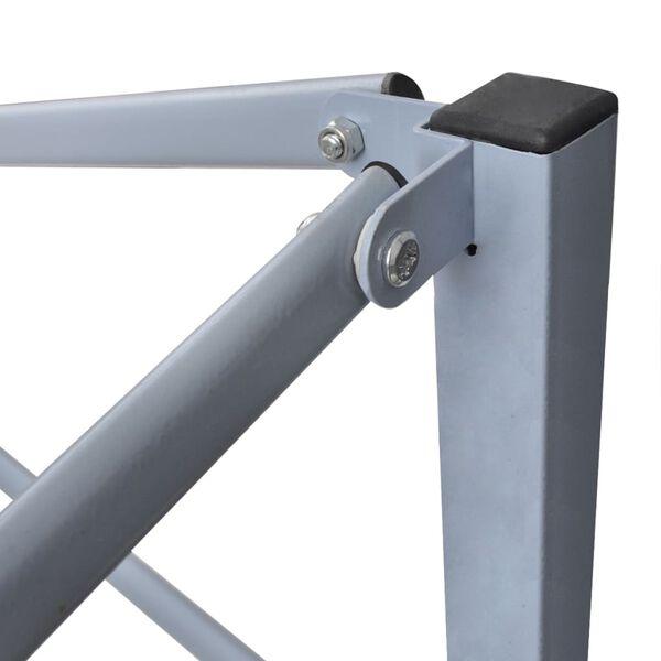 vidaXL Sklopivi &scaron;ator za zabave 3 x 3 m antracit