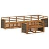 vidaXL Set vanjskih sofa 7 kom.