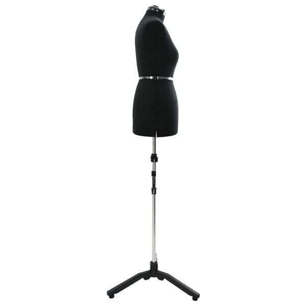 vidaXL Podesivi oblik haljine za žene Crna m Bar&scaron;un