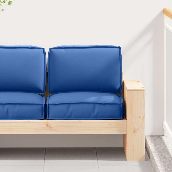 vidaXL Set jastučića za palete 2 pcs Kraljevsko plava Oxford tkanina