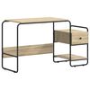 vidaXL Stol s pohranom Hrast sonoma 131.5 x 50 x 75.5 cm