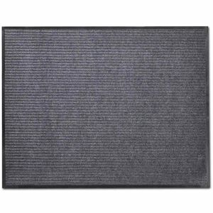 vidaXL Otirač sivi 90 x 60 cm PVC