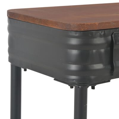 vidaXL Konzolni stol s 2 ladice 120 x 30 x 75 cm masivna jelovina