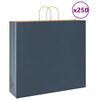 vidaXL Papirnate vrećice 250 kom s ručkama plave 54x15x49 cm