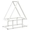 vidaXL Stalak za drva bijeli 50x25x60cm hladno valjani čelik