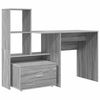 vidaXL Stol Siva Sonoma Konstruirano drvo 131,5 x 50 x 106,5 cm