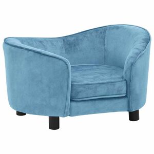 vidaXL Sofa za pse tirkizna 69 x 49 x 40 cm pli&scaron;ana
