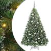 vidaXL Umjetno božićno drvce s stalakom Zelena 180 cm PE i PVC