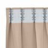 vidaXL Zavjese za blackout s prstenovima 2 pcs Sivo-smeđa 140 x 140 cm