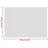 vidaXL Tepih pravokutni prirodni 70 x 100 cm od bambusa