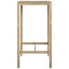 vidaXL Barski stol 60 x 60 x 110 cm od impregnirane borovine