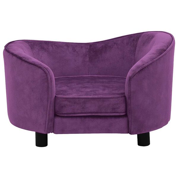 vidaXL Sofa za pse bordo 69 x 49 x 40 cm pli&scaron;ana