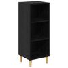 vidaXL Kreveta Crni hrast 34,5 x 32,5 x 90 cm Konstruirano drvo