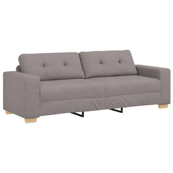 vidaXL Sofa Sivo-smeđa