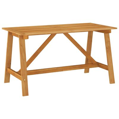 vidaXL Vrtni blagovaonski stol 140x70x73,5 cm od masivnog drva bagrema