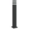 vidaXL Vanjska podna svjetiljka crna 80 cm aluminijska
