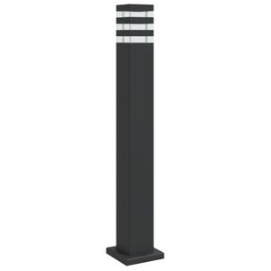 vidaXL Vanjska podna svjetiljka crna 80 cm aluminijska