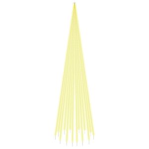 vidaXL Božićno drvce na stijegu 1134 LED žarulje tople bijele 800 cm