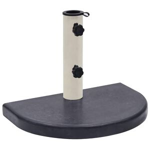 vidaXL Postolje za suncobran crno 40 x 28 x 4 cm granitno