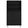 vidaXL Highboard Crna 60 x 36 x 110 cm Konstruirano drvo