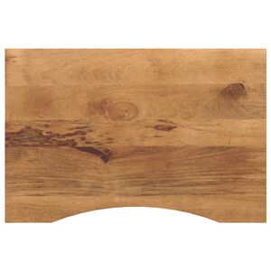vidaXL Ploča za radni stol zaobljena 90x60x2,5 cm od drva manga