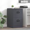vidaXL Kabinet za datoteke s ladicama Antracit 44 x 50 x 106.5 cm