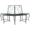 vidaXL Klupa pod drvetom 4-Broj sjedala 160 x 80 x 89 cm Čelik