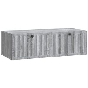 vidaXL TV ormar za zid Siva sonoma 98 x 41 x 30 cm Konstruirano drvo