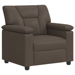 vidaXL Sofa Siva 91 x 85 x 93 cm Umjetna koža