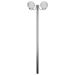 vidaXL Vrtna svjetiljka na stupu s 2 glave 220 cm