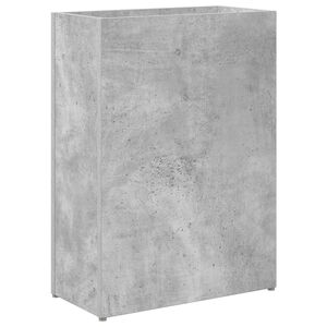 vidaXL Stalak za ki&scaron;obran s pohranom Betonski sivi 40 x 20 x 55,5 cm