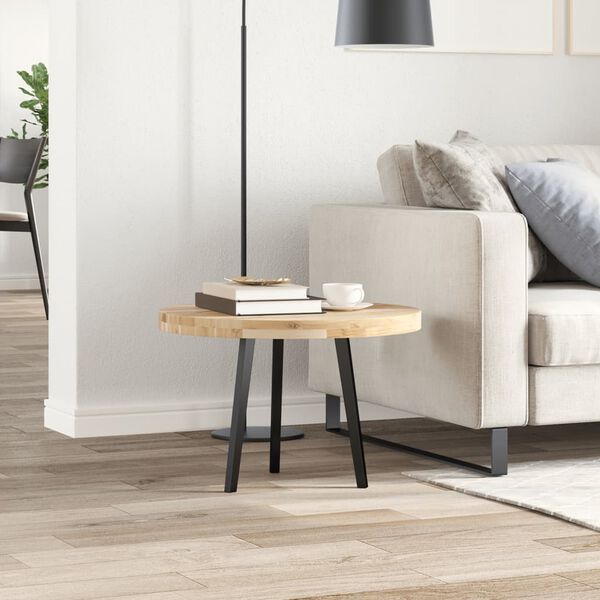 vidaXL Okrugla stolna ploča &Oslash; 60 x 4 cm od masivnog bagremovog drva