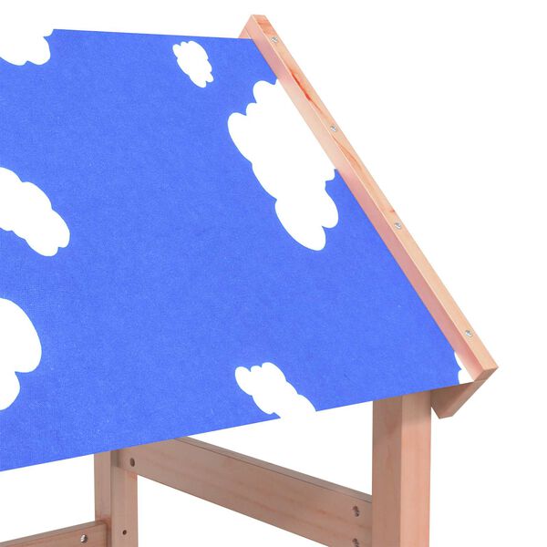 vidaXL Igraći Toranj Smeđa 52,5 x 110,5 x 215 cm Solidno Douglas Drvo