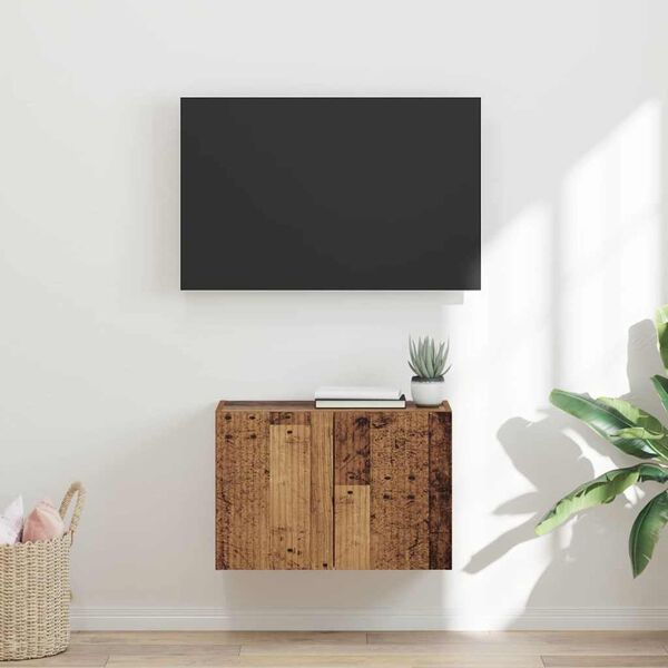 vidaXL TV zidni ormar Staro drvo 59,5 x 31 x 40 cm Konstruirano drvo