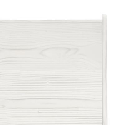 vidaXL Kutna klupa 151 cm od masivne borovine bijela