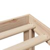 vidaXL Okvir za krevet s uzglavljem 150 x 200 cm borovina
