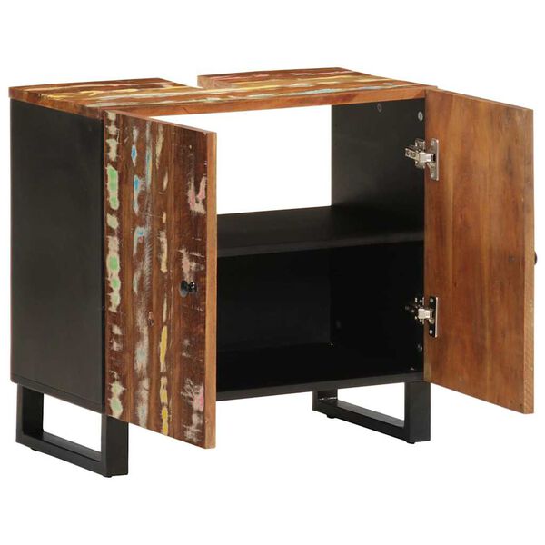 vidaXL Ormarić za umivaonik 62x33x58 obnovljeno i konstruirano drvo