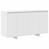vidaXL Kreveta Bijelo 135 x 41 x 75 cm Konstruirano drvo