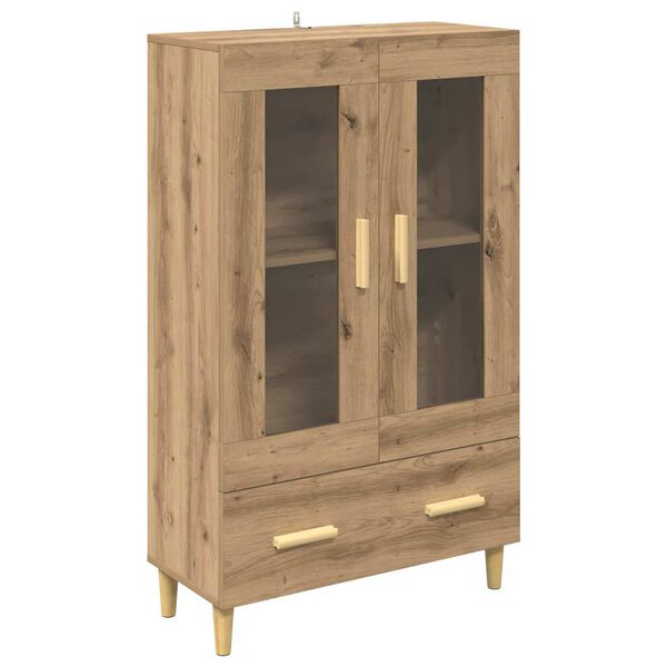 vidaXL Highboard Umjetnički hrast 70 x 31 x 115 cm Konstruirano drvo