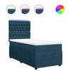 vidaXL Box spring krevet s madracem plavi 80 x 200 cm bar&scaron;unasti