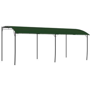 vidaXL Gazebo 6 x 3 x 2,55 m Zelena Tkanina i Aluminij 180 gsm