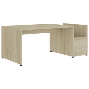 vidaXL Stolić za kavu boja hrasta sonome 90x45x35 cm konstruirano drvo