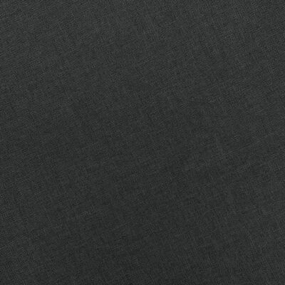 vidaXL Masažna fotelja od tkanine s tabureom tamnosiva