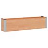 vidaXL Povi&scaron;ena vrtna gredica Smeđa 150 x 30 x 36 cm alu.