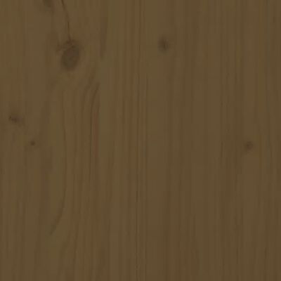vidaXL Uzglavlje smeđa boja meda 126 x 4 x 100 cm od masivne borovine
