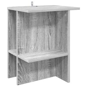 vidaXL Kava Stol Siva sonoma 40 x 30 x 49 cm Konstruirano drvo